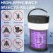 Mosquito Killer lamp Portable Bug Zapper Light Bulbs & Waterproof Camping Lantern 1800mAh Battery USB and Solar Rechargable LED Insect & Fly Killer for Outdoor Home Bedroom Backyard Patio Black - Buy Online on SooperMarket.com