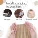 Secret Headband Wire Hair Extensions - Ombre Bleach Blonde 50cm Straight Rubber Band for Women - Buy Online on SooperMarket.com