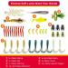 GOANDO 78 Pcs Fishing Lures Kit for Bass Trout Salmon - Bait Tackle Box with Spoon Lures, Soft Plastic Worms, Crankbait Jigs, Fishing Hooks - Freshwater Fishing Accessories - Buy Online on SooperMarket.com