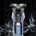GeRRiT Electric Razor for Men - Waterproof Rotary Shaver USB Rechargeable Cordless Travel Beard Trimmer LED Display - Perfect Gift for Husband & Dad - Buy Online on SooperMarket.com