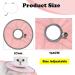 Cat Recovery Collar Pink Adjustable Cat Neck Protective Soft Dog Cat Protective Fasteners Collars for Small Cats Protective Cat Recovery E-Collar Recovery from Surgery or Wound for Cats - Buy Online on SooperMarket.com