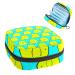 Cute Cartoon Yellow Elephant Pattern Sanitary Napkin Storage Bag Feminine Menstrual Cup Pouches Nursing Pad Holder Tampon Bags Portable Period Bag for Women Teen Girls 1Pcs Multi-colored 10
