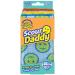 Scrub Daddy Scour Pads - Scour Daddy - Multi-Surface Scouring Pad Absorbent Durable FlexTexture Sponge Soft in Warm Water Firm in Cold Scratch Free Odor Resistant Easy to Clean 3ct Original