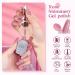 Rose Pink Glitter Gel Nail Polish - 12mL Sheer Nude Pink Shimmery Jelly Gel Polish - Buy Online on SooperMarket.com