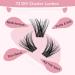 72 Pcs Easy to Apply DIY Eyelash Extension Individual Lashes D-8-16mix - Adore Lash Clusters with Thin Band - Buy Online on SooperMarket.com