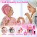 Herenear Kids Nail Polish Kit for Girls Kids Nail Polish Set with 2 In 1 Nail Dryer Set Nail Polish DIY Sticker Glitter Powder Rings Nail Art Kit Manicure Party Christmas Gift - Buy Online on SooperMarket.com