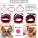 Adjustable Red Dog Muzzle - Safe & Breathable Mesh Velcro Fastener XL Size for Barking & Chewing Control - Buy Online on SooperMarket.com