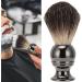 Portable Stainless Steel Shaving Brush (Gun Color) for Men | Premium Beard & Salon Brush - Buy Online on SooperMarket.com