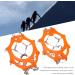 2pcs/Set 12 Tooth Mountaineering Crampons Ice Snow Grips Wearproof Anti Skid Snow Shoes Accessory for Snow Boots and Shoes(M Code) Climbing Climbing Tool - Buy Online on SooperMarket.com