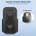 PU Leather Stethoscope Holder Clip - Lightweight Portable Holster for Nurses EMTs & Medical Students - Compatible with 3M Littmann & Most Stethoscopes - Black - Buy Online on SooperMarket.com