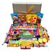 Valentines Retro Sweets Box Over 60 sweets Pick N Mix The Ultimate Sweets Selection Box Sweet Hamper Present - Gift Wrapped & Personalised Message Christmas Sweet & Chocolates Gift