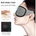 PrettyCare 3D Contoured Sleep Mask - Blockout Light Eye Cover with Earplugs and Travel Bag - Gray Night Eyeshade - Buy Online on SooperMarket.com