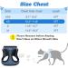 Escape Proof Cat Harness & Lead - Adjustable Reflective Kitten Vest for Outdoor Walking - Comfortable & Easy to Control - Blue XS - Buy Online on SooperMarket.com