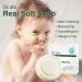 DR.ATO Real Soft Baby Bath Soap 100g 3 Pack - Gentle Tear-Free Cleansing with Shea Butter and Glycerin, Mild & Hypoallergenic Bar for Infants and Toddlers - Buy Online on SooperMarket.com