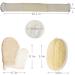 ATTEASAY Exfoliating Loofah Back Scrubber - 5 Pack | Eco-Friendly Biodegradable Body Scrubber Set for Women and Men - Buy Online on SooperMarket.com