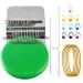 Speedweave Darning Loom 10 Hooks Darning Mini Loom Machine for Quickly Repair Sock Holes, Mending Jeans, Small Weaving Loom Kit for DIY Beautiful Weaving Arts on Clothes (10 Hook -Green)