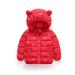Hooded Coat for Kids Winter Jacket Toddler Padded Coat Warm Puffer Jacket Infant Waterproof and Lightweight Outwear Long Sleeve for Boys Girls 3-4 Years 3-4 Years Red