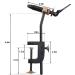 AGOOL Rotary Fly Tying Vise with Bench Clip - Metal Clamp Vise for Jigs and Teasers - Buy Online on SooperMarket.com