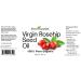 Organic Unrefined Virgin Rosehip Oil 4oz | 100% Pure Cold-Pressed Oil for Face & Skin | Heals Dry Skin Fine Lines & Acne Scars | Imported from Chile - Buy Online on SooperMarket.com