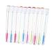 BELLIFFY 10pcs Mascara Wand Tube Lipgloss Bottle DIY Mascara Tube Brush Plastic