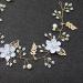 Blue Rhinestone Pearl Flower Alloy Headpiece - Handmade Wedding Hair Accessory for Bride & Bridesmaids - Buy Online on SooperMarket.com