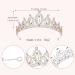 SuPoo Silver Tiara and Crown for Women - AB Crystal Headband for Queen, Wedding, Prom, Christmas - Shiny Princess Decoration - Buy Online on SooperMarket.com