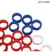jayzee 50 Pieces Silicone Finger Rings for Scissors Adds Hair Cutting Styling Tools Accessories Mixing Colours - Buy Online on SooperMarket.com