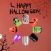 Veeteah Cute Halloween Nails | Artificial Nails Full Stick On Nails False Nails Cute Ghosts Artificial Full Women's Halloween Ghost Press-Ons Fake Nails - Buy Online on SooperMarket.com