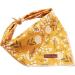 Lionet Paws Flower Dog Bandana | Triangle Bibs Scarf for Dogs | Girl Boy Gift | Small Medium Large Sizes - Buy Online on SooperMarket.com