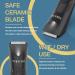 VIKICON Electric Ball Shaver for Men - Ceramic Blade Groomer, IPX7 Waterproof, USB Type-C Charging - Buy Online on SooperMarket.com