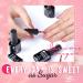 Ur Sugar UV Nail Polish Set - 6 Colors Gel Lacquer for Nude & Gray Nail Designs | Perfect for Weddings & Valentine's Day - Buy Online on SooperMarket.com