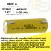Buy 3x Exell A Size 1.2V 1400mAh NiCD Rechargeable Batteries - Ideal for Telecoms UPS Smart Grid Electric Mopeds & RC Devices - Fast International Shipping - Buy Online on SooperMarket.com