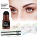 Eyebrow Stamp Shaping Kit with Long-Lasting Buildable Brown Black Powder - Includes 10 Stencils and 2 Pen Brushes - Perfect Gift for Women - Buy Online on SooperMarket.com