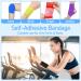 12 Rolls Self-Adhesive Bandage - Elastic & Non-Woven for Athletes & Pets | 7.5cm x 4.5m - Buy Online on SooperMarket.com