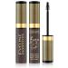 Eveline eyebrow mascara Brow&Go with thickening fibers precision brush for exact eye make-up 1 x 10 ml No. 02 Dark