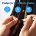 6PCS Durable 0.75mm Dreadlock Crochet Needle Set | Interlocking Tool for Maintaining Real Dread Locs - Buy Online on SooperMarket.com