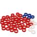 Dacvgog 50 Pieces of Silicone Finger Rings for Any Scissors Insert Hair Cutting Styling Tools Accessories Mixing Colors - Buy Online on SooperMarket.com
