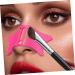 Angoily Eyeliner Eyeshadow Reusable Eyeliner Tool Silicone Eyeliner Stencils Eye Protection Nose - Buy Online on SooperMarket.com
