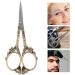 Compact Stainless Steel Beauty Scissors - Multi-Function Eyebrow & Nose Hair Scissors for Travel | Wear-Resistant & Portable - Buy Online on SooperMarket.com
