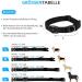 IP68 Waterproof Airtag Dog Collar - Durable & Reflective Apple Air Tag Holder for Medium Dogs - Black Large - Buy Online on SooperMarket.com