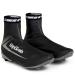 Gripgrab raceaqua waterproof windproof aero racing bike rain over shoes cycling rain protection wind protection overcoat xxl (46/47) black