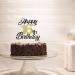 Sumerk 16th Birthday Cake Attachments - Gold & Black Decoration Accessories - Perfect for 16th Birthday Parties - 1 Pack Cake Lid Included - Buy Online on SooperMarket.com