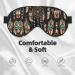 SSIMOO Adjustable Feather Sleep Mask - Breathable & Fashionable Eye Mask for Comfortable Sleep - International Shipping Available - Buy Online on SooperMarket.com