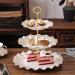 Fruit Basket Bowl Fruit Dish Three-Layer Fruit Plate Chinese Style Hollow Creative Ceramic Fruit Bowl Living Room Dining Room Kitchen Desktop Decor Candy Plate Fruit Bowls - Buy Online on SooperMarket.com