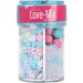 Decocino "Love-Mix" sprinkle mix sugar pearls sprinkle confetti cake decoration muffin decoration for fondant cake pops 95g