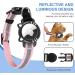 Ytanest Luminous AirTag Cat Collar | Reflective & Breakaway with Apple AirTag Holder | GPS Tracker & Safety Elastic Band | Pink XS (7-9 Inch) - Buy Online on SooperMarket.com