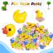 100Pcs Mini Resin Ducks Multicolor Landscape Decorations - Miniature Duck Figures for Home, Garden, Aquarium - Hide Prank Game Dollhouse Decor - 6 Color Assortment - Buy Online on SooperMarket.com