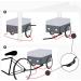 Qeedo Bike Trailer Lock - 2.5m x 8mm Bicycle Cable Lock for Secure International Shipping - Buy Online on SooperMarket.com