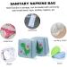KALLORY Period Pad Pouch 2pcs | Aunt's Towel Storage Bag | Girly Decor Travel Wallet | Menstrual Pad Bag - Buy Online on SooperMarket.com
