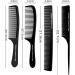 Phoetya 4-Piece Wide Tooth Comb Set for Men - Professional Styling, Heat Resistant, Anti-Static, Detangling - Black - Buy Online on SooperMarket.com